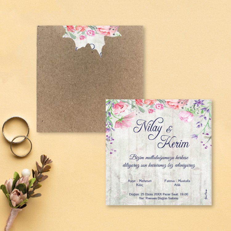 Beren Kare Davetiye 0716 - Detay Görseli 4